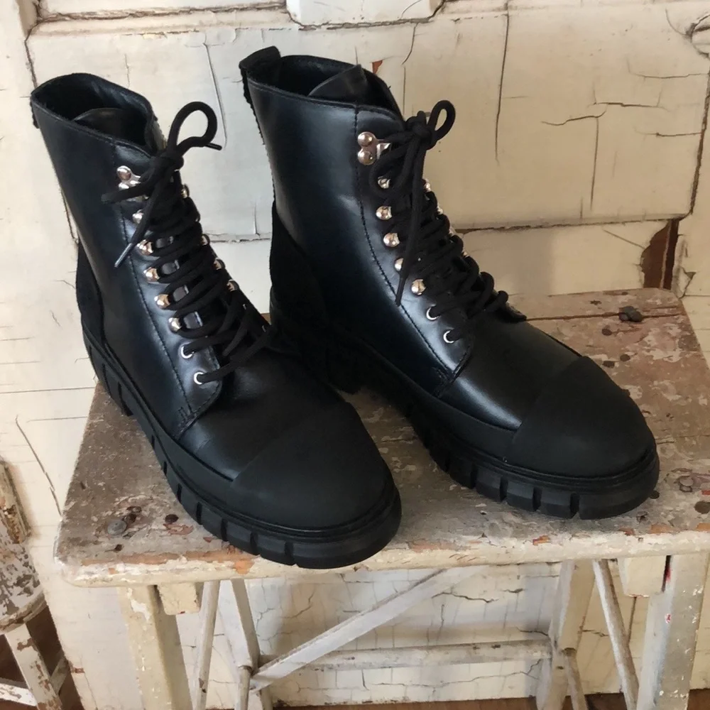 Shoe The Bear by Free People Maxime Lace Up Boots - Picture 2 of 8